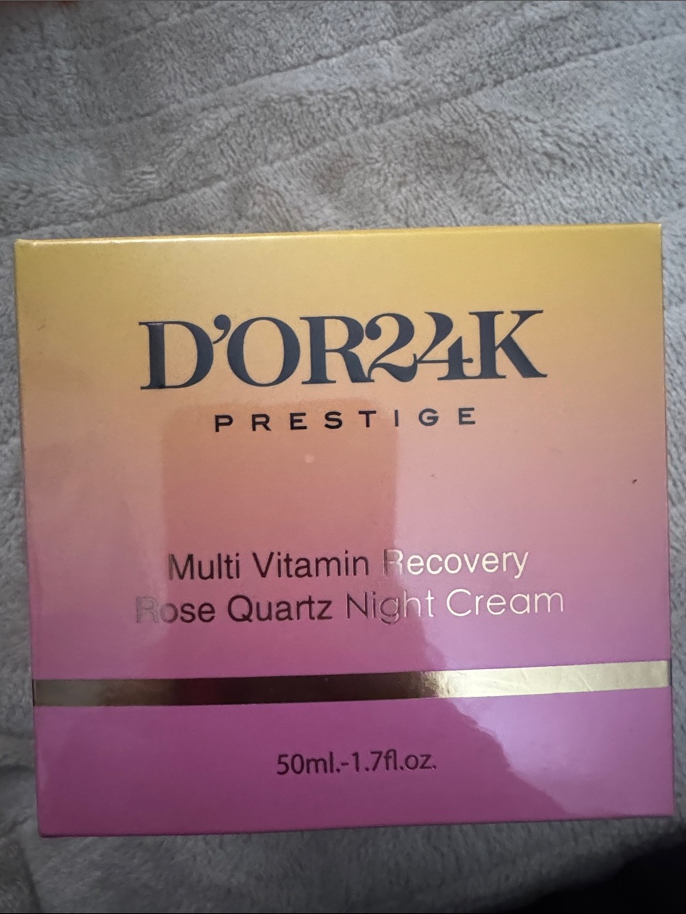 D'OR24K Prestige Rose Quartz Night Cream - Pink